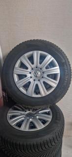 Hankook VW winterbanden met stalen velgen 215 65 R16 98H, Ophalen, Velg(en), 16 inch, Winterbanden