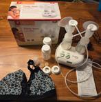 Ameda Dubbele Elektrische Borstkolf + Kolf BH (M), Ophalen of Verzenden, Gebruikt, Borstkolf