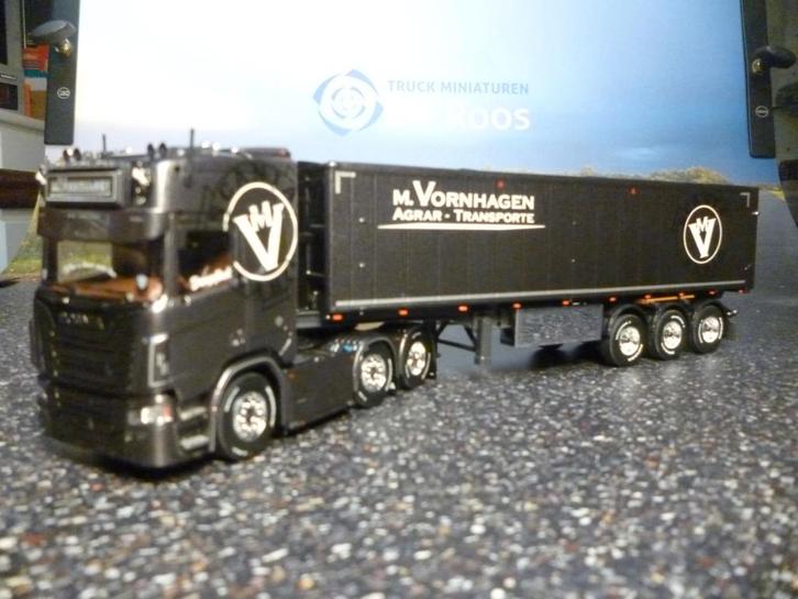 Tekno Scania M. Vornhagen met certificaat, Hobby en Vrije tijd, Modelauto's | 1:50, Nieuw, Bus of Vrachtwagen, Tekno, Ophalen of Verzenden