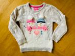 Foute kerst trui met sneeuwpoppen maat 128, Verzenden, Zo goed als nieuw, Jongen of Meisje, Trui of Vest