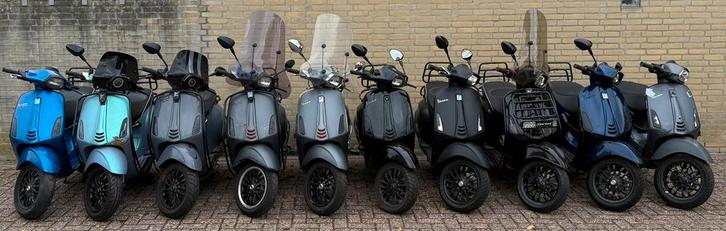 Groot aanbod Vespa Sprint 9 stuks snor brom iget kickstart, Fietsen en Brommers, Brommers | Schadebrommers, Vespa, Maximaal 45 km/u