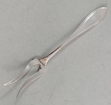 Zilveren vleesvork middelgroot puntfilet antiek 835 zilver beschikbaar voor biedingen