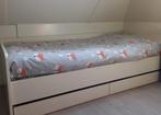 Eenpersoons bed, Huis en Inrichting, Slaapkamer | Bedden, 90 cm, Gebruikt, Eenpersoons, Wit