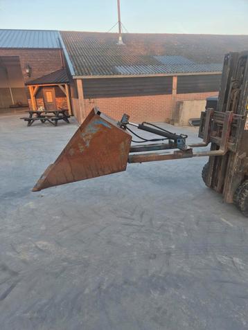 Weer te koop Hydrolische schepbak voor op de heftruck beschikbaar voor biedingen