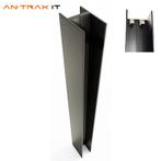 Antrax T2V designradiator verticaal 200,6x23 cm mat zwart, Doe-het-zelf en Verbouw, Verwarming en Radiatoren, Niet ingevuld, Nieuw