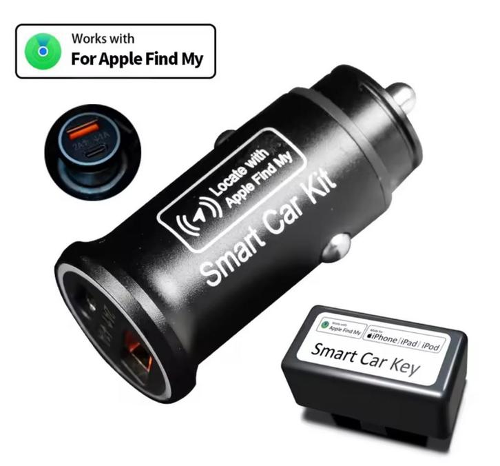 Lordani Slimme Autolader met Apple Find My, Auto diversen, Anti-diefstal, Nieuw, Verzenden