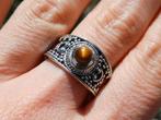 Vanoli 925 zilveren ring met tijgeroog maat 19,5, Sieraden, Tassen en Uiterlijk, Ringen, Daiva1973@hotmail.com, Vanoli, Overige kleuren
