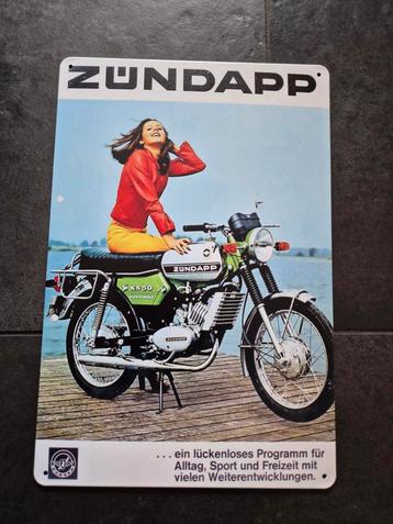 Zundapp reclamebord beschikbaar voor biedingen