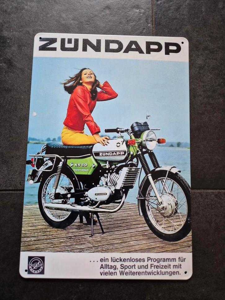 Zundapp reclamebord, Verzamelen, Merken en Reclamevoorwerpen, Nieuw, Reclamebord, Ophalen of Verzenden