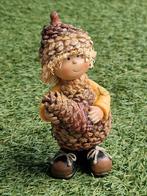 Dennenappel beeld mannetje - herfstdecoratie, Ophalen of Verzenden, Nieuw, Dier