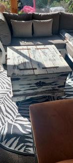 Mexicaanse salontafel/Houten vierkante salontafel/Dekenkist., Ophalen, Gebruikt