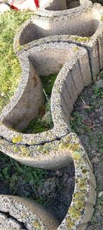 10x plantenbak van steen 65x45x30h, Tuin en Terras, Ophalen, Steen, Minder dan 30 cm, Rond