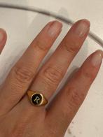 Isabel bernard ring 14k letter R, Sieraden, Tassen en Uiterlijk, Ringen, Ophalen of Verzenden, Zo goed als nieuw, 17 tot 18, Dame