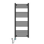 HANDDOEK RADIATOR ELECTRISCH OP 220V MAT ZWART 1200X500-700W, Kometenplein 33 ’s Hertogenbosch 5215 MB, Wiesbaden, Nieuw, Minder dan 100 cm