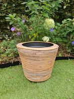 Bloempot, Tuin en Terras, Bloempotten, Ophalen of Verzenden, Gebruikt, Rond, Minder dan 25 cm