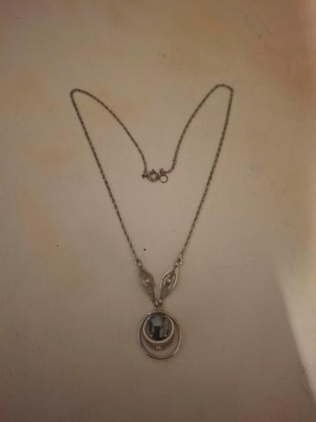 Sorrento Sterling Zilveren Ketting met Hanger Jaren 50 beschikbaar voor biedingen