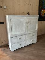 Eind 19de eeuwse kast uit cottage, Ophalen of Verzenden, Gebruikt, Gustavian
