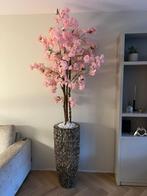 Mooi schelpenvazen met bloesem, Ophalen of Verzenden, Zo goed als nieuw