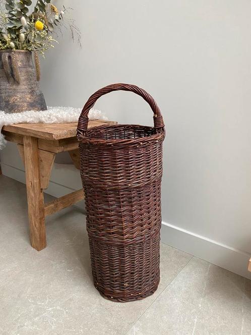 Prachtige rotan mand voor paraplu’s!, Huis en Inrichting, Woonaccessoires | Paraplubakken, Gebruikt, Riet, Ophalen
