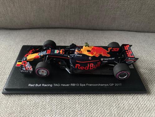 ✅ Max Verstappen 1:43 Belgian Spa GP 2017 Red Bull RB13, Verzamelen, Automerken, Motoren en Formule 1, Nieuw, Formule 1, Ophalen of Verzenden