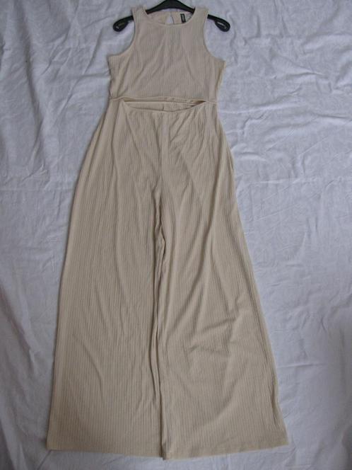 Ongedragen jumpsuit met cutout, lichtbeige, maat M, Kleding | Dames, Jumpsuits, Nieuw, Maat 38/40 (M), Beige, Verzenden