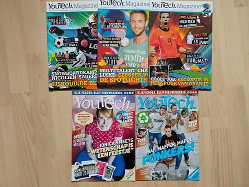 6 tijdschriften Youtech, periode 2011 - 2016, € 0,75 stuk, Boeken, Tijdschriften en Kranten, Zo goed als nieuw, Ophalen of Verzenden