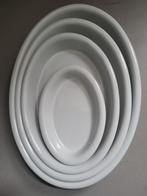 4 witte MOSA serveerschalen.Ovaal, Ophalen, Overige materialen, Overige stijlen, Schaal of Schalen