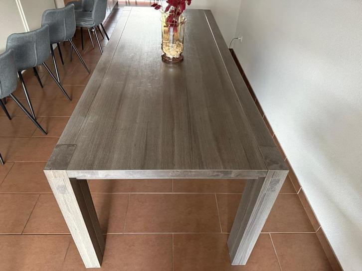 Eettafel en salontafel + Tuintafel met 4 stoelen, Huis en Inrichting, Tafels | Statafels, Gebruikt, Ophalen