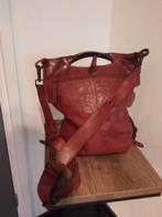 Aunts & Uncles leren handtas in bordeaux rood., Ophalen of Verzenden, Gebruikt, Rood