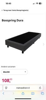 Boxspring 80x200 - Zo goed als nieuw!, Huis en Inrichting, Ophalen, Eenpersoons, Zo goed als nieuw, 80 cm