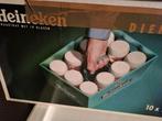 Heineken dienkrat nieuw inclusief 10 glazen, Ophalen of Verzenden, Nieuw, Glas of Glazen, Heineken