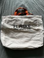 Canvas tas flaske, 30 cm of meer, Beige, Minder dan 40 cm, Ophalen of Verzenden