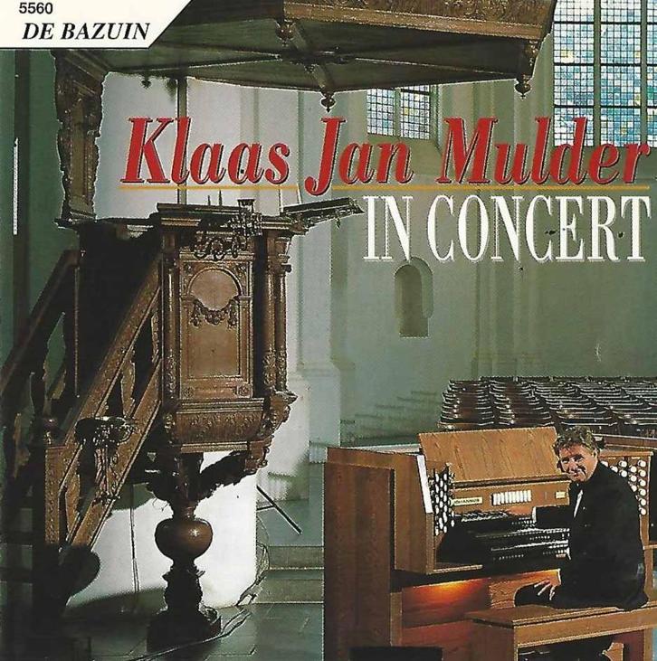 OrgelCD: Klaas Jan Mulder in concert, Cd's en Dvd's, Cd's | Religie en Gospel, Zo goed als nieuw, Koren of Klassiek, Ophalen of Verzenden
