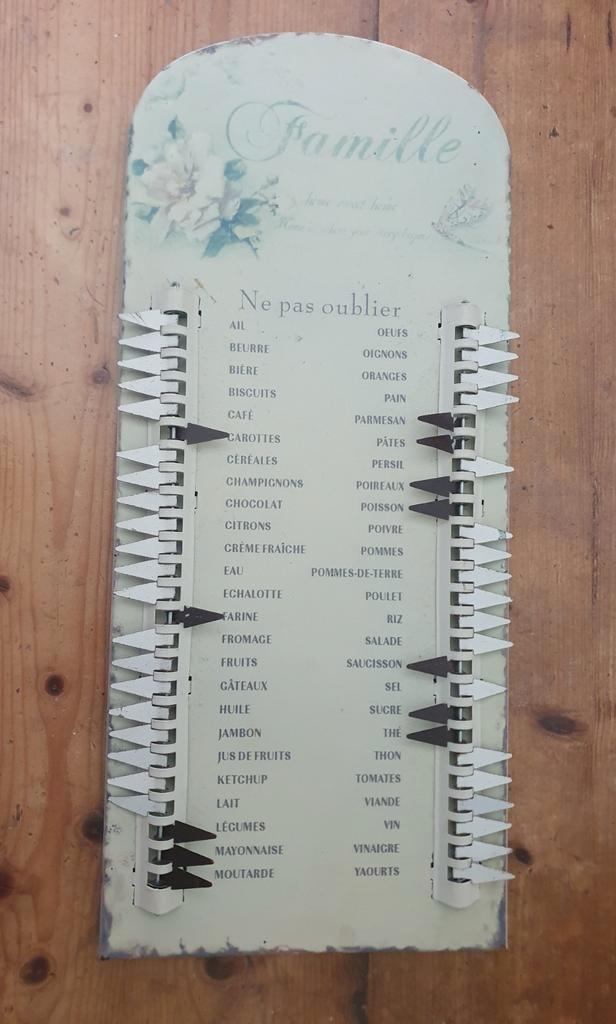 Frans brocante lijstje. Ne pas oublier / vergeet het niet, Diversen, Schrijfwaren, Zo goed als nieuw, Ophalen of Verzenden