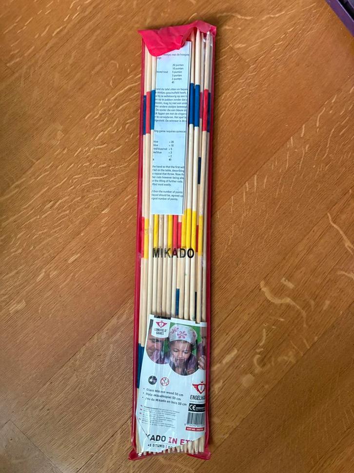 Mikado Spel - Engelhart - zo goed als nieuw, Hobby en Vrije tijd, Gezelschapsspellen | Bordspellen, Zo goed als nieuw, Een of twee spelers