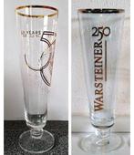 3 Warsteiner Jubileum Tulpglazen, Ophalen of Verzenden, Zo goed als nieuw, Glas of Glazen, Overige merken