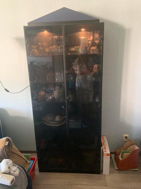 Vitrinekast (exclusief inhoud), Huis en Inrichting, Kasten | Vitrinekasten, Gebruikt, Minder dan 100 cm, 50 tot 100 cm, 25 tot 50 cm