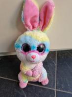 Ty beanie boo lollipop konijn rabbit bunny regenboog rainbow, Kinderen en Baby's, Ophalen of Verzenden, Zo goed als nieuw, Konijn