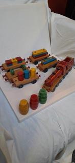 houten speelgoedtrein, Antiek en Kunst, Antiek | Speelgoed, Ophalen of Verzenden