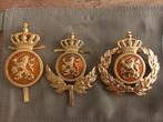 Koninklijke Landmacht Petemblemen - Set van 3, Ophalen of Verzenden, Landmacht, Embleem of Badge