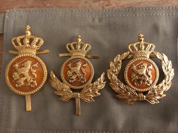 Koninklijke Landmacht Petemblemen - Set van 3, Verzamelen, Militaria | Algemeen, Landmacht, Embleem of Badge, Ophalen of Verzenden