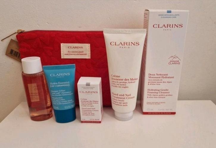 CLARINS - Skincare set - NIEUW!, Sieraden, Tassen en Uiterlijk, Uiterlijk | Gezichtsverzorging, Nieuw, Verzorging, Gehele gezicht