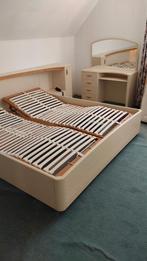 Vintage 2 pers. bed met elec. verstelbare bedbodems., Huis en Inrichting, Slaapkamer | Bedden, Ophalen, Tweepersoons, 180 cm, 200 cm