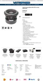 Audio System Helon H10 EVO 10 inch subwoofer 2000W RMS, Info@optimount.nl, Nieuw, Ophalen of Verzenden, Anholtseweg 48A 7091 HB DINXPERLO