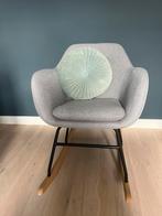 Grijze schommelstoel met houtonderstel, Kinderen en Baby's, Kinderkamer | Tafels en Stoelen, Ophalen, Gebruikt
