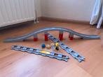 Duplo, brug pop codesteen rails recht, set 10872 compleet, Ophalen of Verzenden, Gebruikt, Complete set, Duplo
