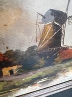 OUD CA 1925 OLIEVERF OP PANEEL 42X51 CM MOOIE STAAT, Ophalen of Verzenden