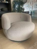 Fauteuil Woood Wolly draaifauteuil boucle, Huis en Inrichting, Fauteuils, 75 tot 100 cm, Ophalen of Verzenden, Zo goed als nieuw
