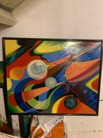 Abstract Schilderij van Jac. Baas, 1993, Antiek en Kunst, Ophalen