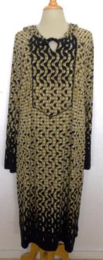 Aparte zachte print jurk met capuchon/hoodie! L/XL, Bruin, Verzenden, Maat 46/48 (XL) of groter, Zo goed als nieuw